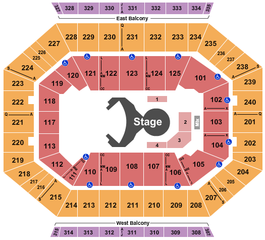 DCU Center Cirque du Soleil Seating Chart